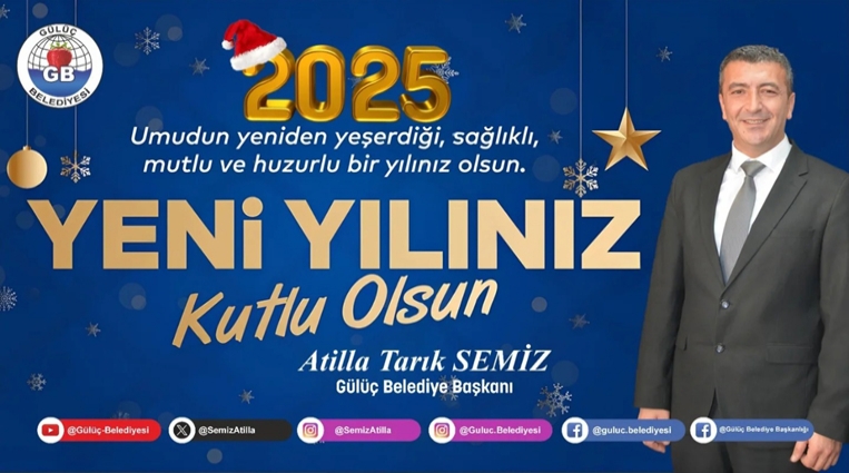 BAŞKAN SEMİZ, YENİ YILI KUTLADI