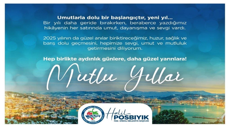 BAŞKAN POSBIYIK YENİ YILI KUTLADI