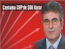 ÇAYCUMA CHP DE İSTİFA  DEPREMİ