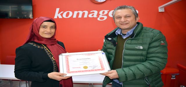 ALAPLI KOMAGENE ÇİĞ KÖFTE ŞUBESİNE BAŞARI BELGESİ VERİLDİ.