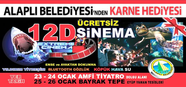 BAŞKAN TEKİN’DEN ÖĞRENCİLERE KARNE HEDİYESİ OLARAK SİNEMA KEYFİ