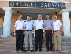 ALAPLI DA TAYİNİ ÇIKAN SAVCI VE HAKİMLERE VEDA YEMEĞİ