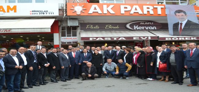 AK PARTİ ZONGULDAK MİLLETVEKİLLERDEN ALAPLI'YA TEŞEKKÜR ZİYARETİ