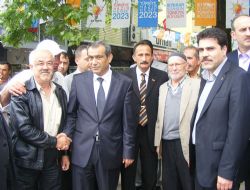 İLHAMİ YILMAZ ALAPLIDA ESNAFLARI ZİYARET ETTİ