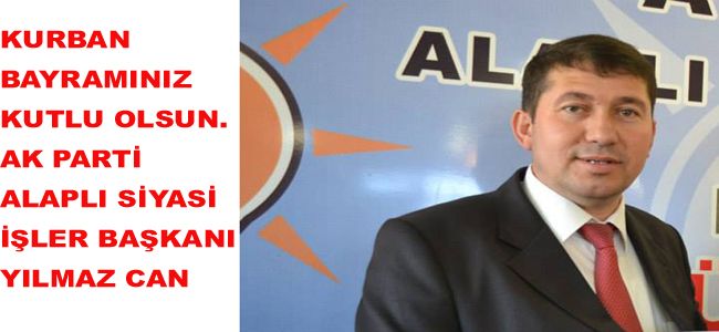 YILMAZ CAN KURBAN BAYRAMINI KUTLADI