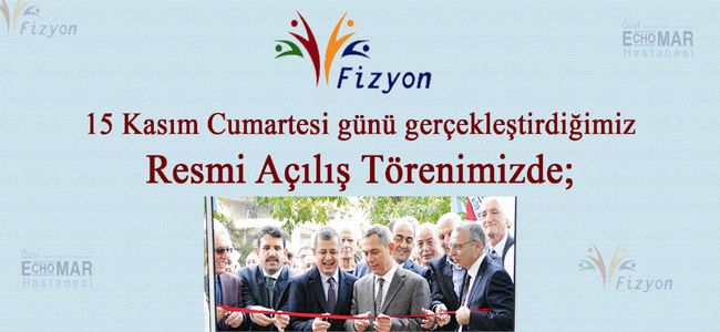 FİZYON TEDAVİ MERKEZİNDEN TEŞEKKÜR