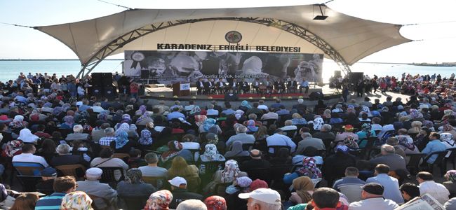 ŞEHİT MADENCİLER, EREĞLİ’DE DUALARLA ANILDI