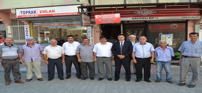 KAYMAKAM MALĞAÇ’DAN UYSAL’A ZİYARET