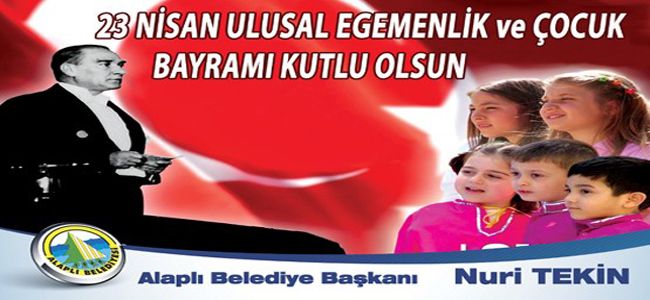 BAŞKAN TEKİN, 23 NİSAN ÇOCUK BAYRAMINI KUTLADI