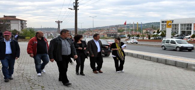 BAŞKAN UYSAL'IN, GÜLÜÇ'TEN KEPEZ'E YOL İNCELEMESİ