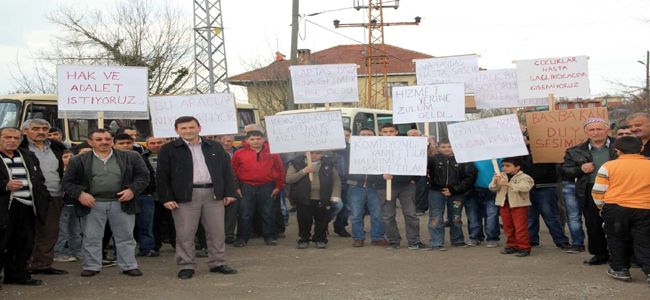 KÖYLÜLERDEN YOL GÜZERGAH DEĞİŞİKLİĞİ TEPKİSİ